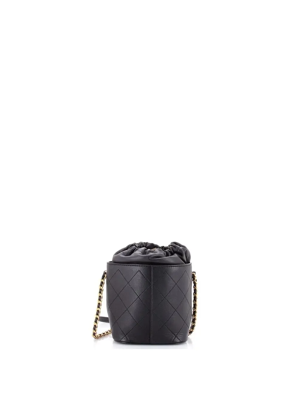 Chanel Cc Drawstring Bucket Bag Quilted #253042C34B